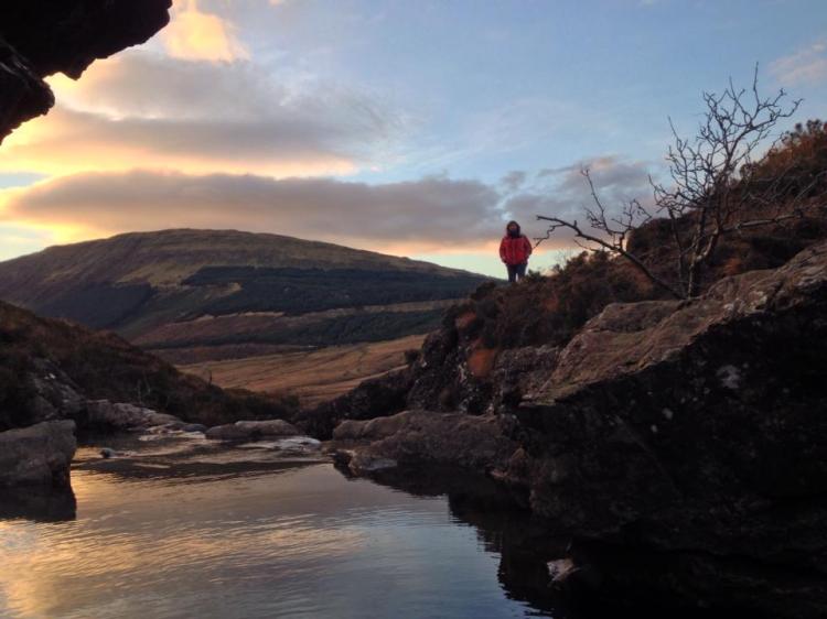 Mum at the Fairy Pools
